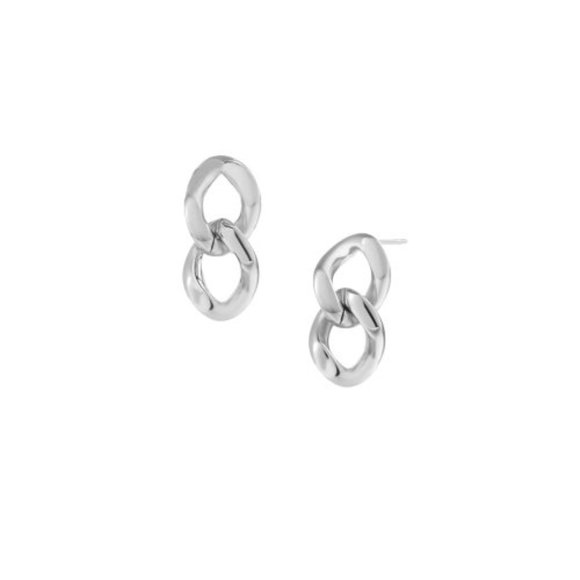 NWT Adrienne Link Studs // Sterling Silver - Picture 2 of 2